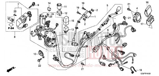 WIRE HARNESS (NSC50/MPD/WH) NSC50E de 2014